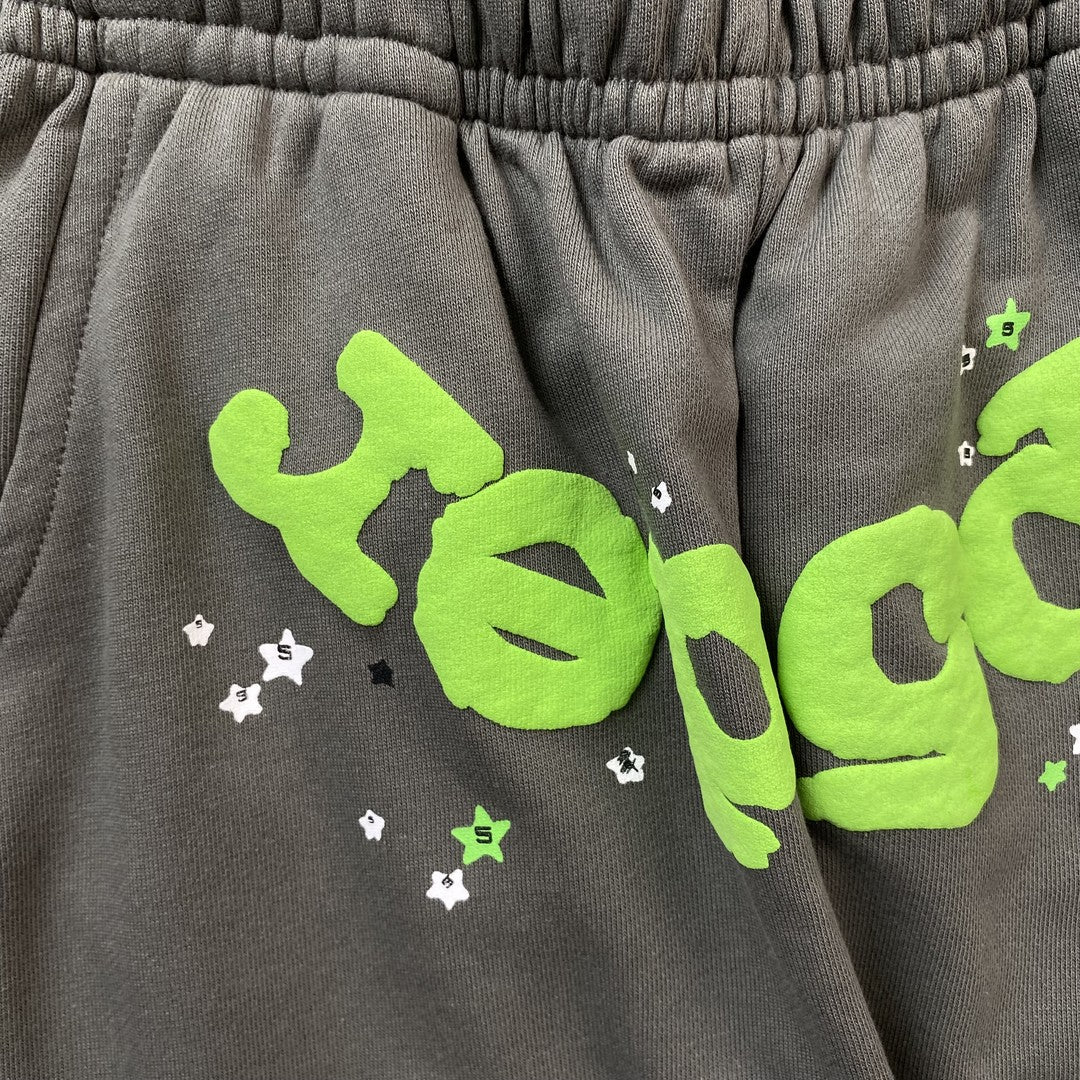 PANTALON DE SURVÊTEMENT SP5DER WAIT WEB GRIS ARDOISE