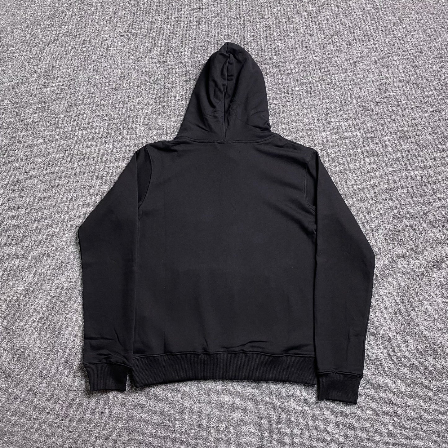 SP5DER x METRO BOOMIN HEROS AND VILLAINS HOODIE BLACK
