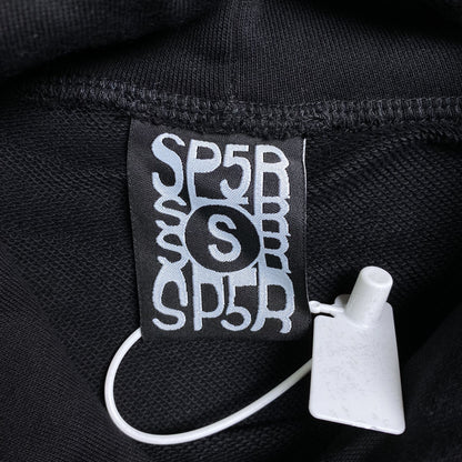 SP5DER x METRO BOOMIN HEROS AND VILLAINS HOODIE BLACK