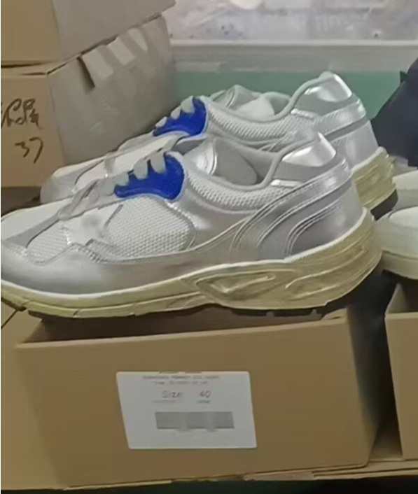 Women’s Silver Dad-star Sneakers