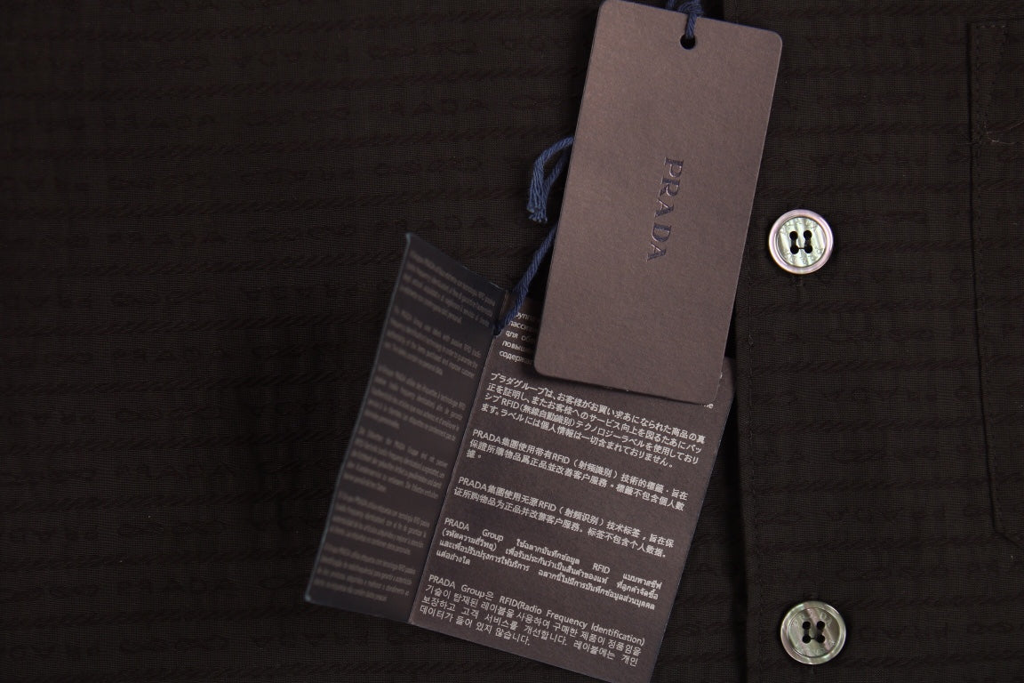 Chemise Prada à manches courtes boutonnée