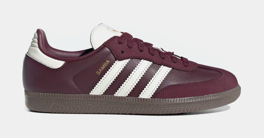 Samba OG Womens Lifestyle Shoes (Maroon/Off White/Gum)