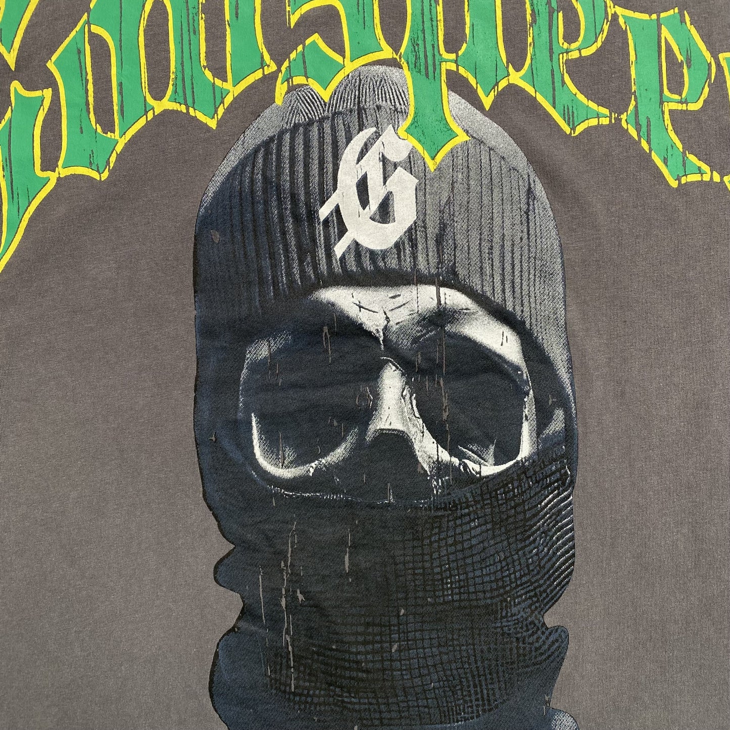 T-shirt Godspeed Balaclava SZN gris délavé