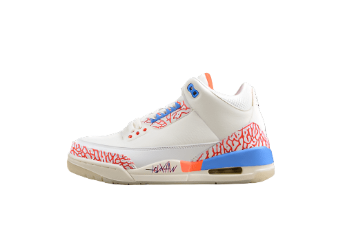 AIR JORDAN 3 MR TRIPLE DOUBLE PE BLANC/ROUGE/BLEU