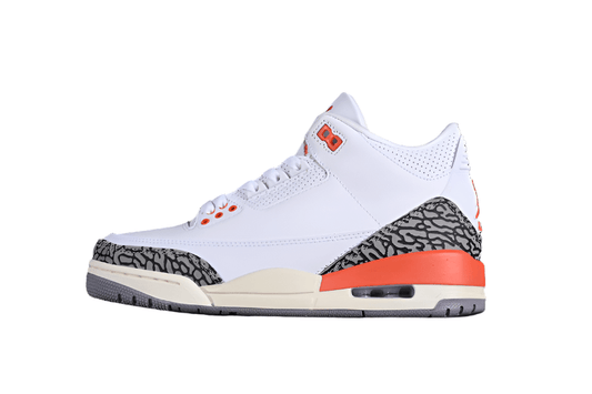 AIR JORDAN 3 RETRO GEORGIA BLANC PÊCHE/ARGILE COSMIQUE/VOILE/GRIS CIMENT/ANTHRACITE