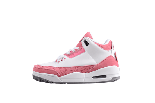 AIR JORDAN 3 RETRO BLANC/ROSE