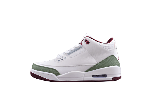 AIR JORDAN 3 RETRO ANNÉE DU DRAGON BLANC/VERT/ROUGE