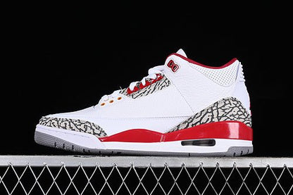 AIR JORDAN 3 SE DENIM BLANC/GRIS/ROUGE