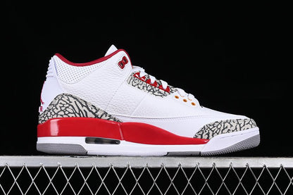 AIR JORDAN 3 SE DENIM BLANC/GRIS/ROUGE