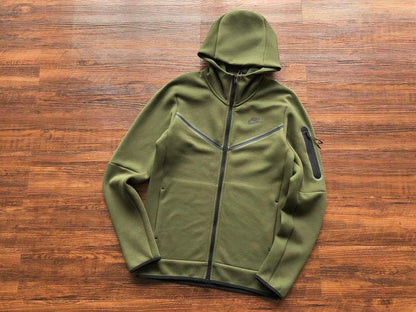 Sweat à capuche Nike Tech Fleece vert olive