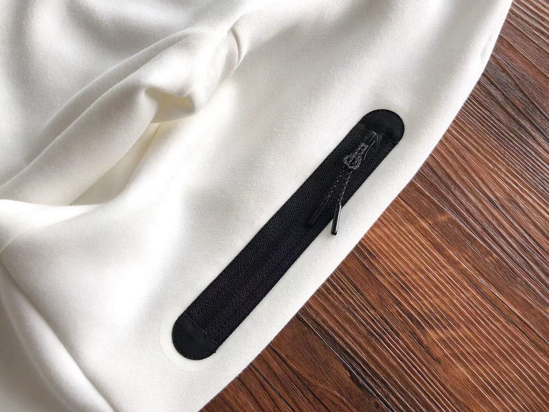 Sweat à capuche Nike Tech Fleece blanc