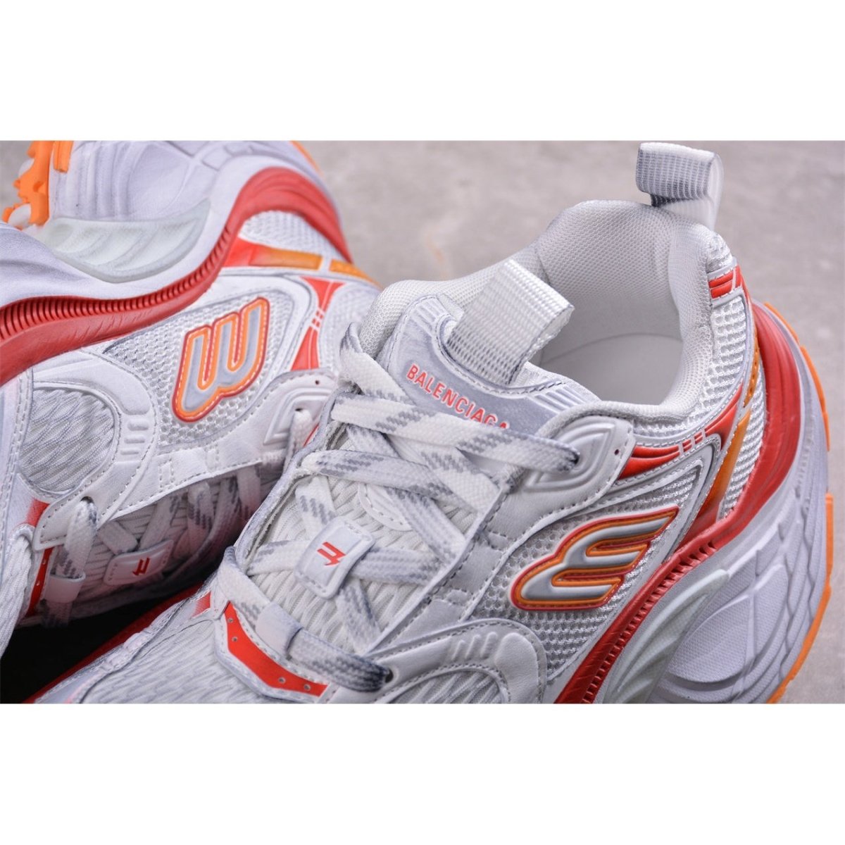 BALENCIAGA 10XL x BLANC ROUGE ORANGE