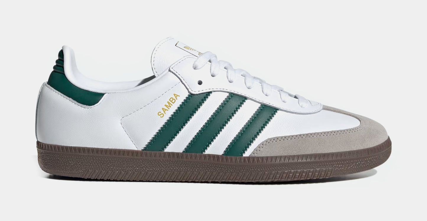Samba OG Mens Lifestyle Shoes (Cloud White/Collegiate Green/Clear Granite)