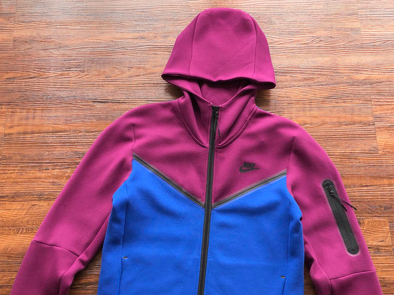 SWEAT À CAPUCHE NIKE TECH FLEECE x SANGRIA/GAME ROYAL
