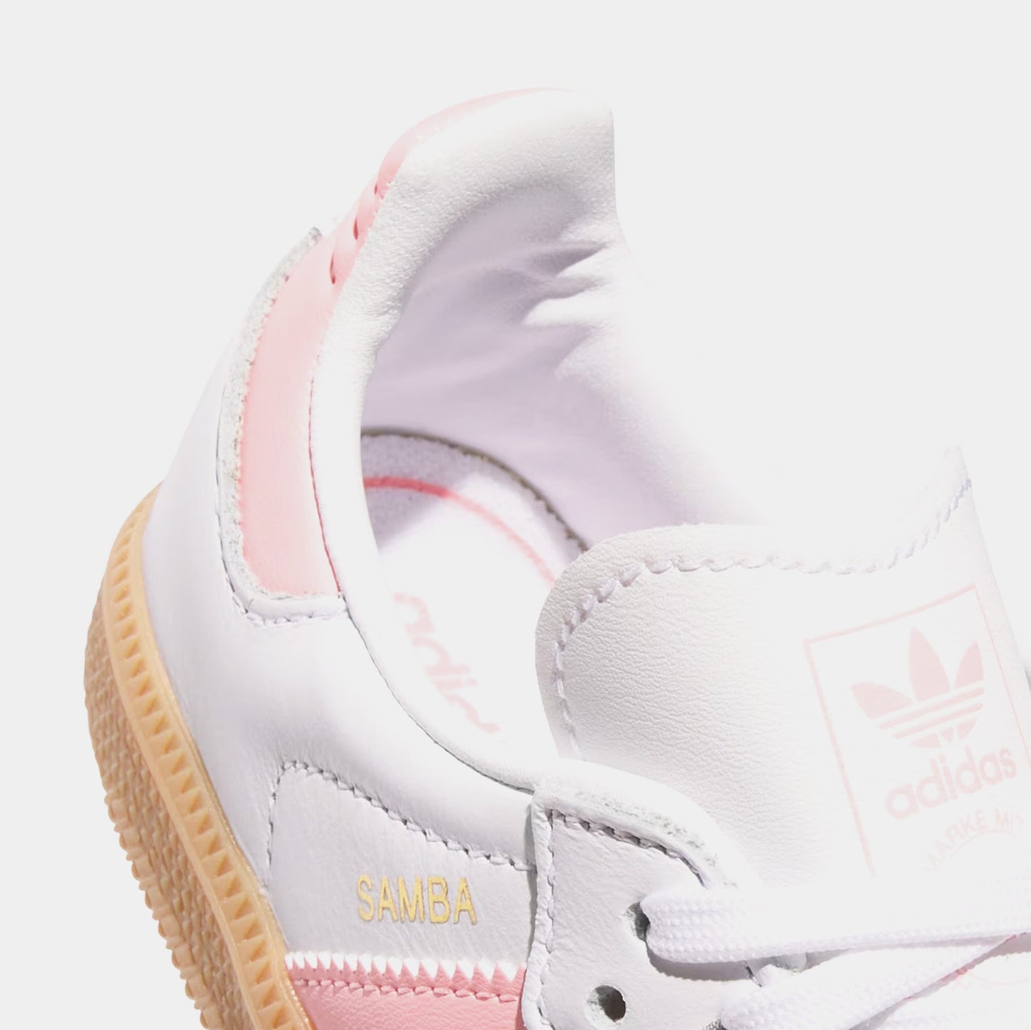 Samba OG Preschool Lifestyle Shoes (Cloud White/Semi Pink Spark/Gum)