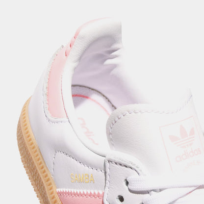 Samba OG Preschool Lifestyle Shoes (Cloud White/Semi Pink Spark/Gum)