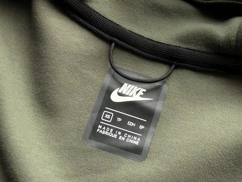 SWEAT À CAPUCHE NIKE TECH FLEECE x VERT ARME