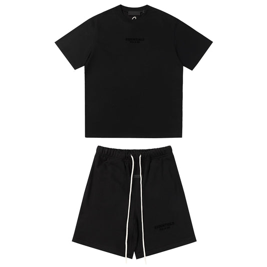 Essentials Black Short Set