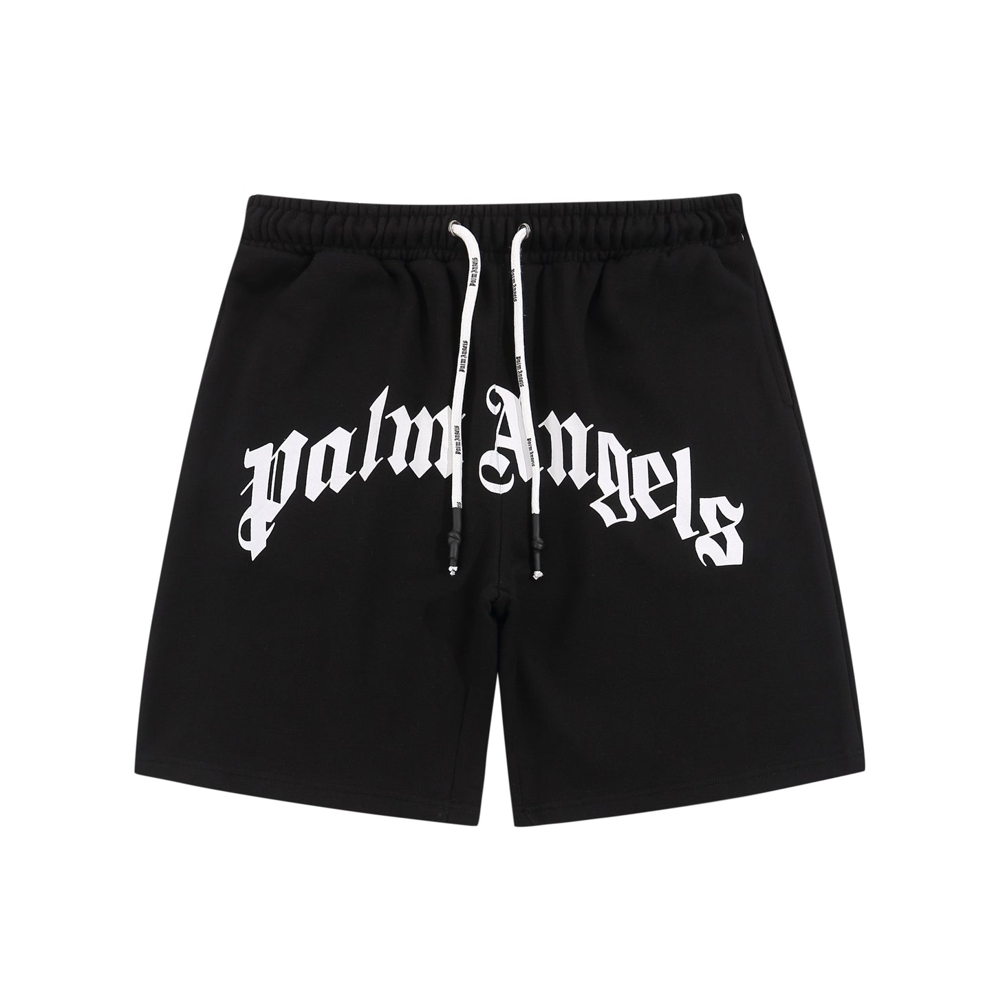 Palm Black Logo Shorts