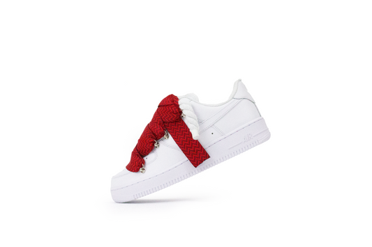 AIR FORCE 1 BLANC LANVIN ROUGE