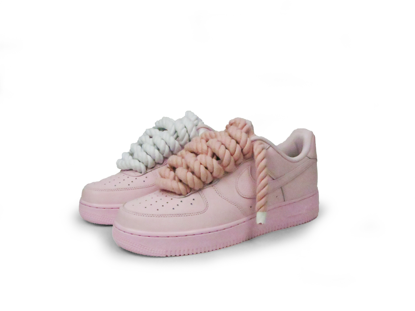 LACETS EN CORDE ROSE AIR FORCE 1