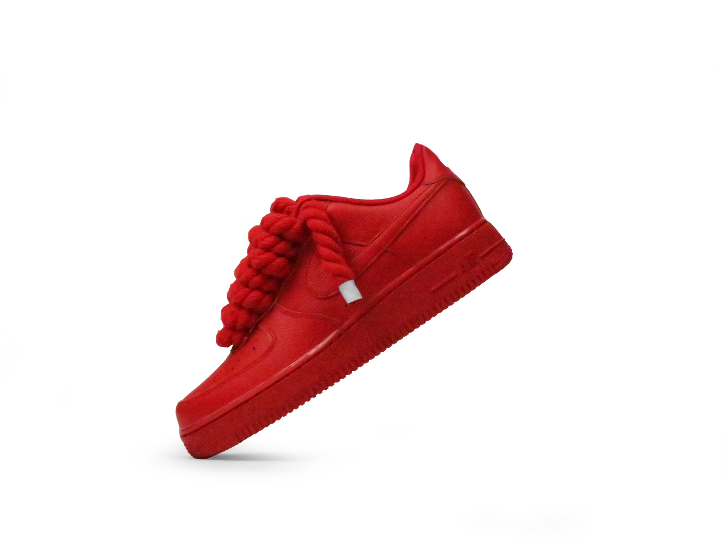 LACETS EN CORDE ROUGES AIR FORCE 1