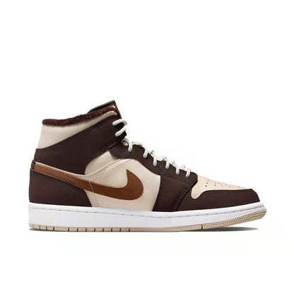 JORDAN 1 MID SE x AVOINE BASALTE BRUNE 