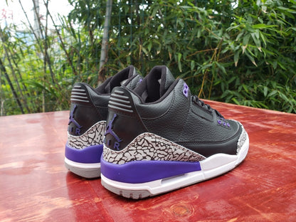 JORDAN 3 RETRO x BLACK COURT VIOLET 