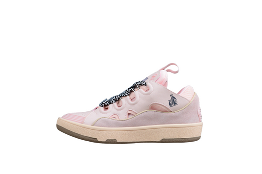 Baskets Lanvin Curb « Rose poudré »