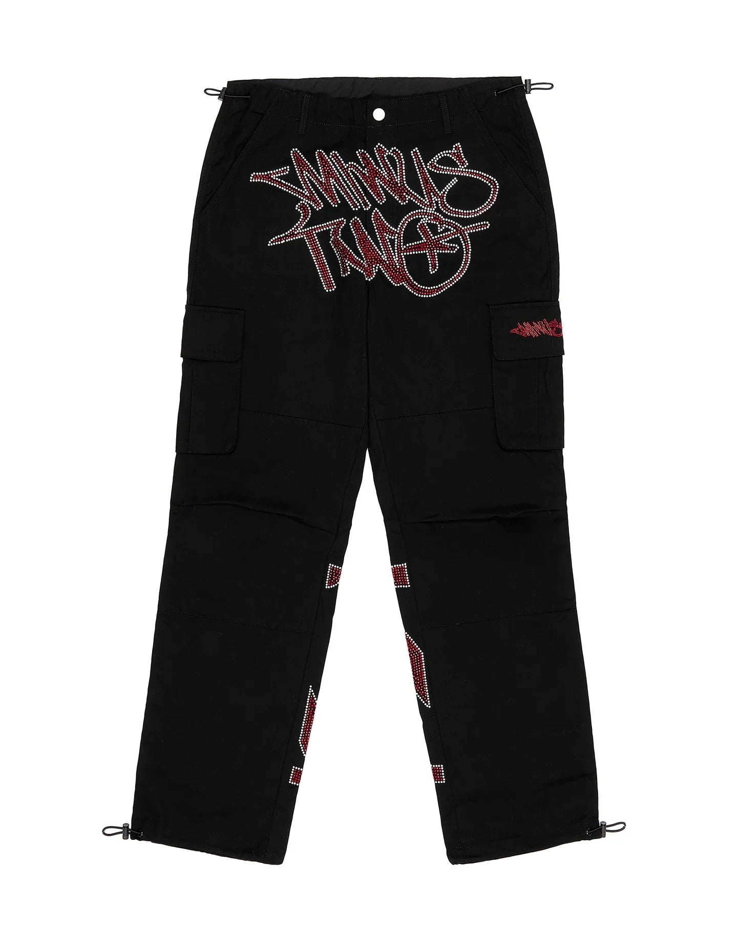 Cargo Minus Two - Strass noir et rouge