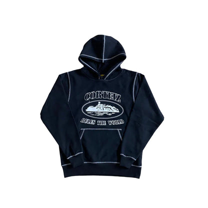 Sweat à capuche Corteiz Superior - (NOIR/BLANC)