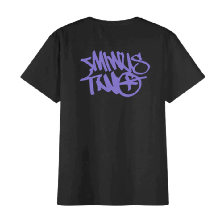 T-shirt Minus Two - Noir Violet