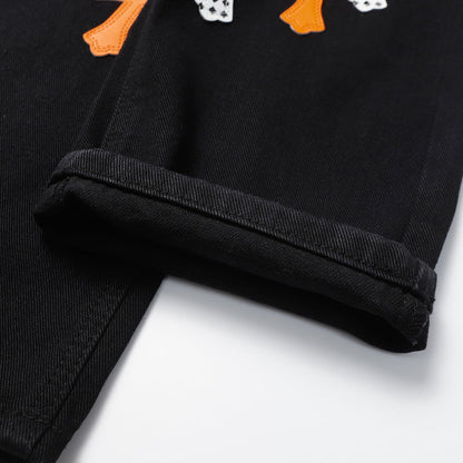 JEANS CH CROW HEARTS