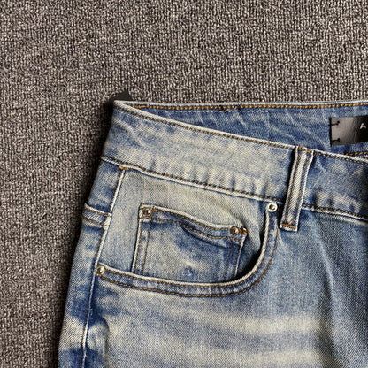 JEANS À LOGO UNIVERSITAIRE AMIRI