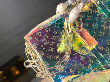 SAC DE VOYAGE LOUIS VUITTON MONOGRAM 50 PRISM HOLOGRAPHIQUE