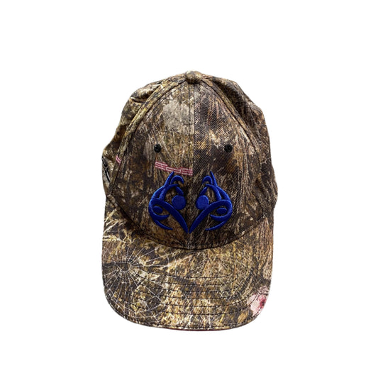 Casquette SP5DER logo bleu camouflage Real Tree