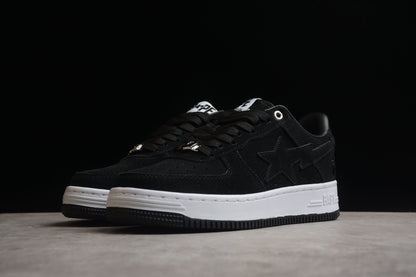 Baskets basses BAPE STA en daim noir