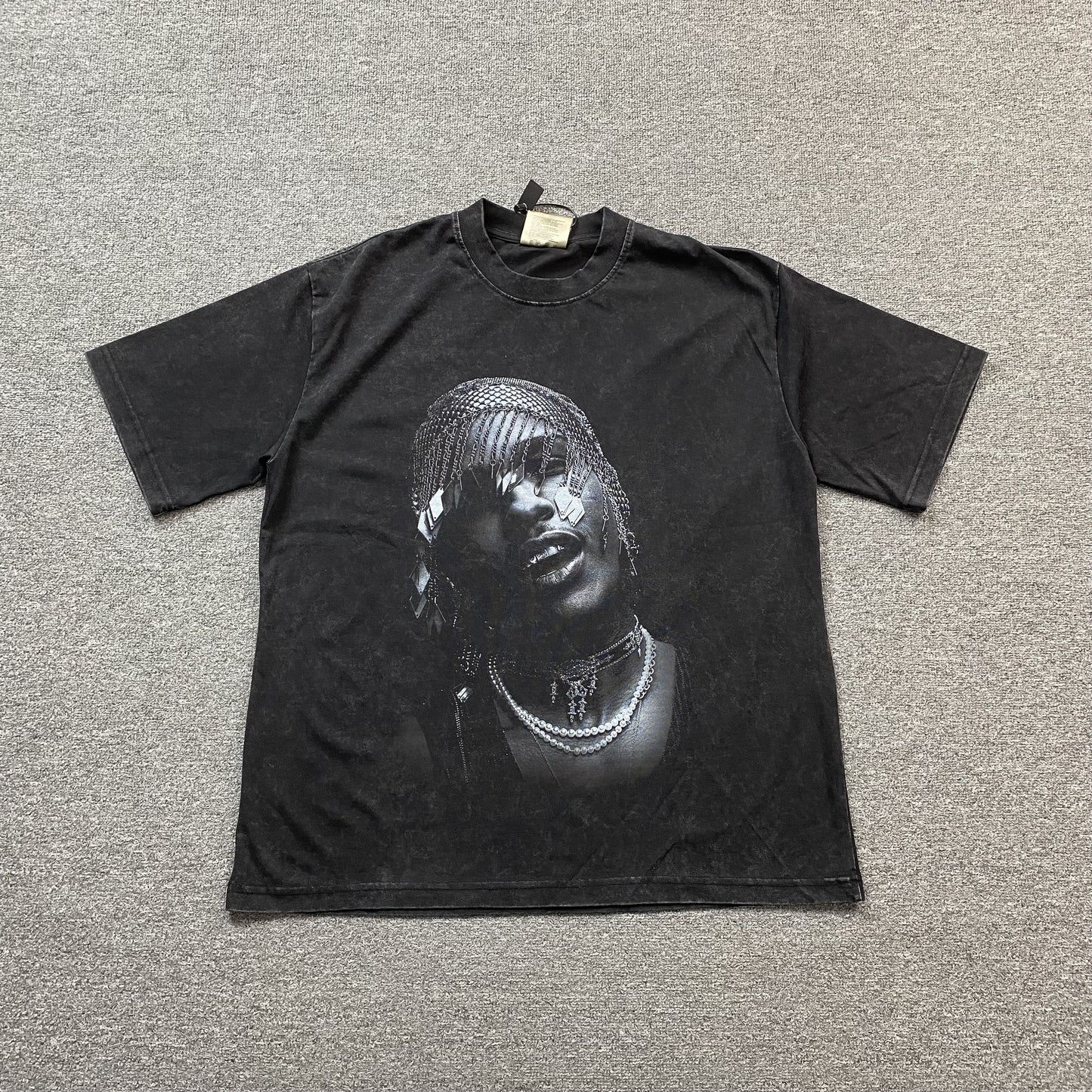 A$AP ROCKY VINTAGE GRAPHIC TEE DARK GREY