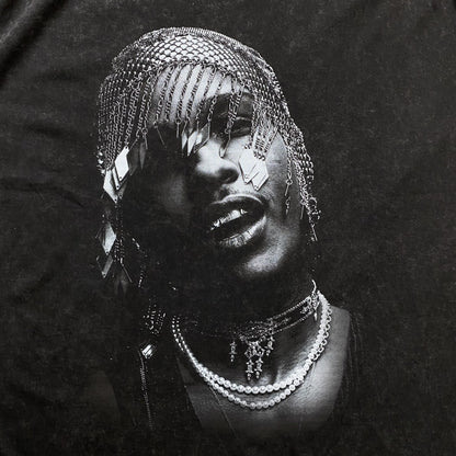 A$AP ROCKY VINTAGE GRAPHIC TEE DARK GREY