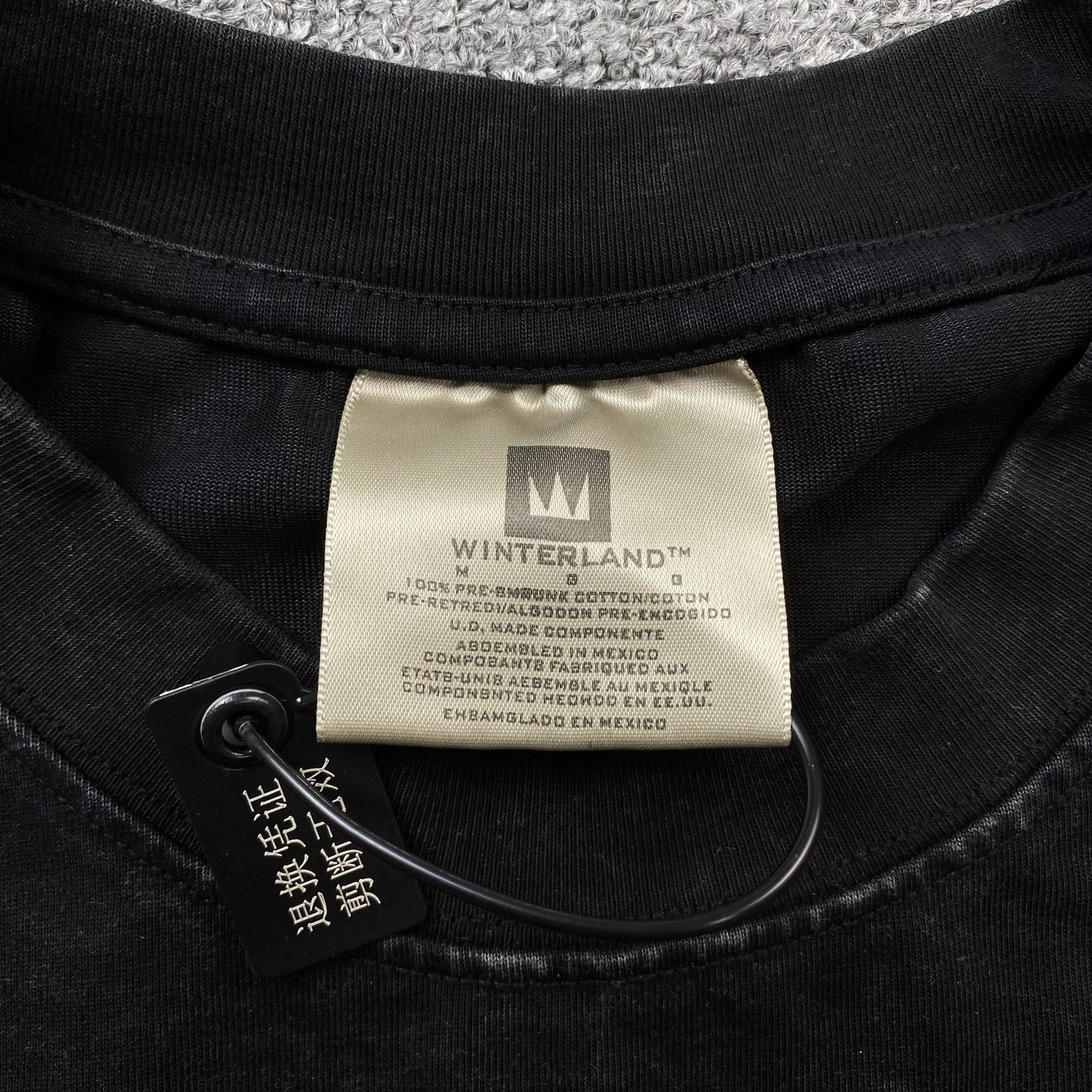 A$AP ROCKY VINTAGE GRAPHIC TEE DARK GREY