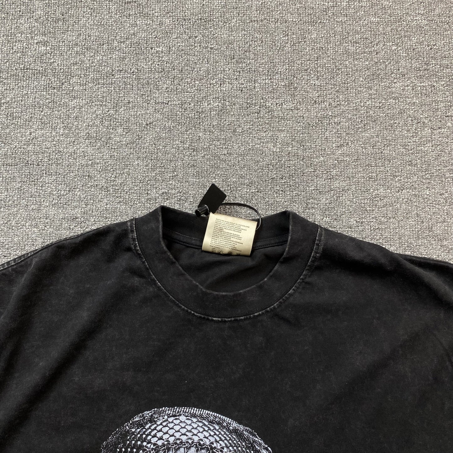 A$AP ROCKY VINTAGE GRAPHIC TEE DARK GREY
