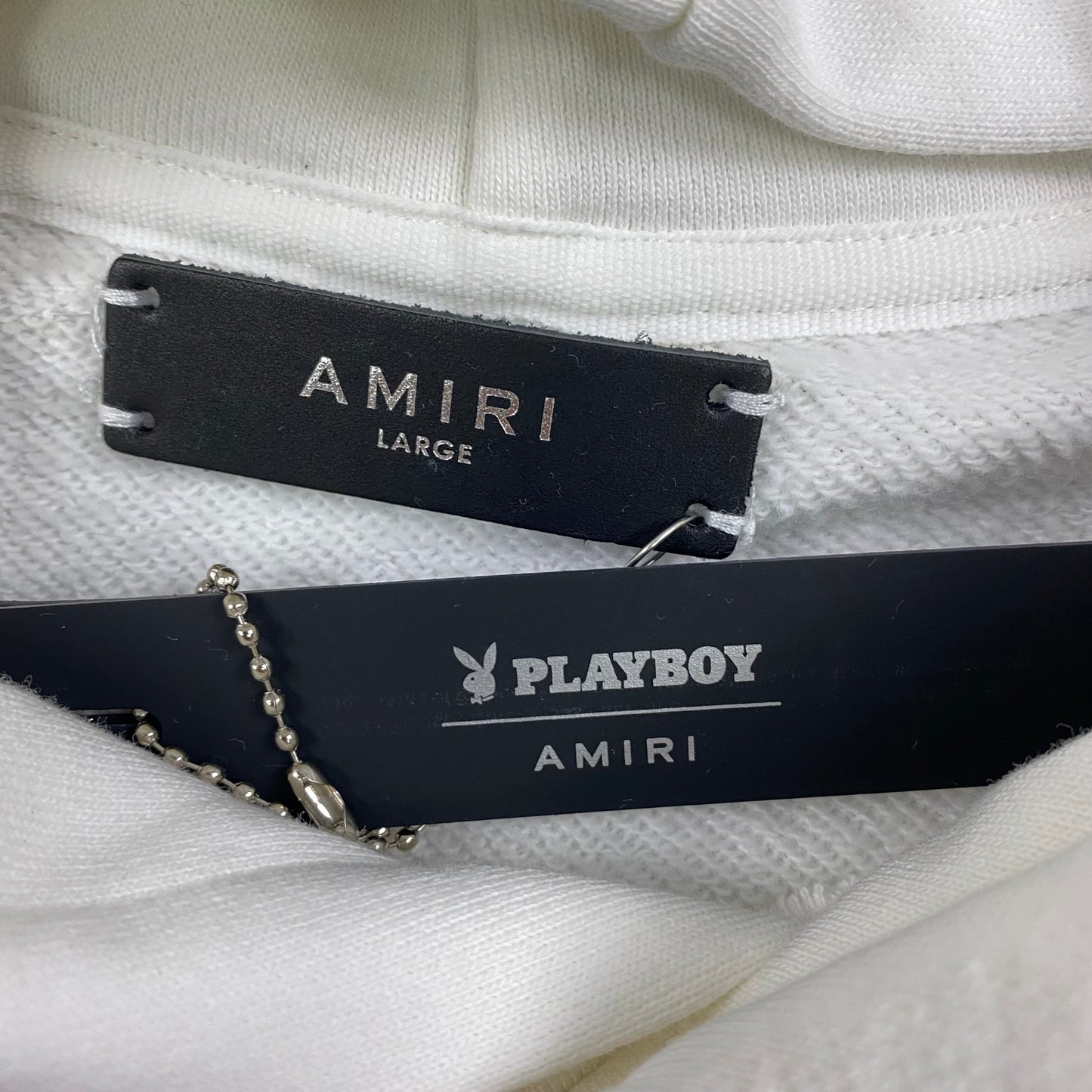 SWEAT À CAPUCHE AMIRI PLAYBOY LOGO BLANC VERT