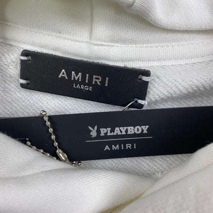 SWEAT À CAPUCHE AMIRI PLAYBOY LOGO BLANC VERT
