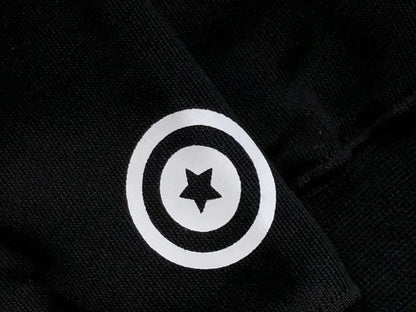 Sweat à capuche zippé BAPE Shark noir