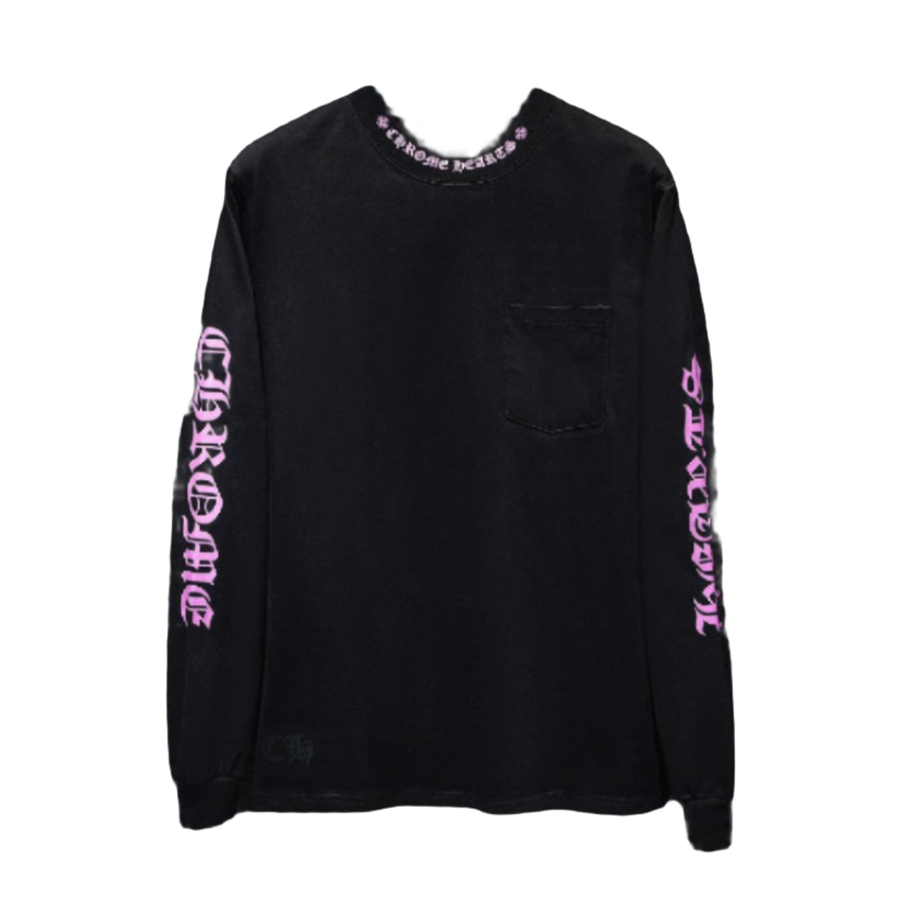 CHROME HEARTS PURPLE COLLAR LONGSLEEVE BLACK