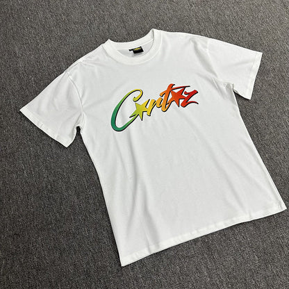 T-SHIRT CORTEIZ ALLSTARZ BLANC À GRADIENT RASTA