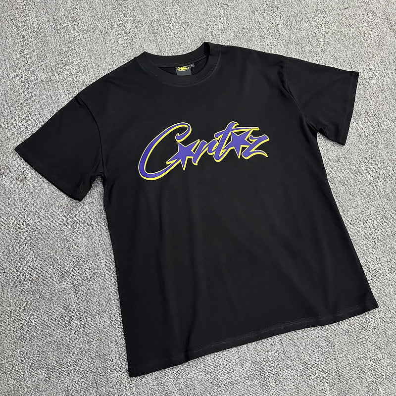 T-shirt CORTEIZ ALLSTARZ noir et violet