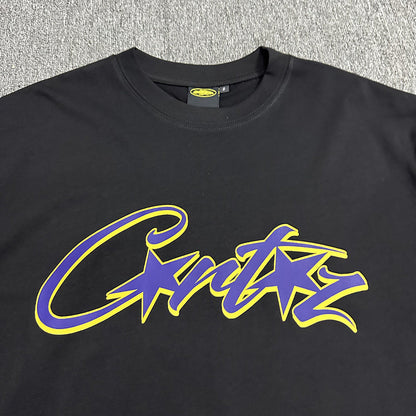 T-shirt CORTEIZ ALLSTARZ noir et violet