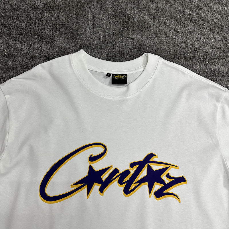 T-shirt CORTEIZ ALLSTARZ blanc, noir et jaune