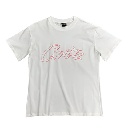 T-shirt CORTEIZ ALLSTARZ blanc et rose